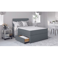 Click here for more details on Grey Divan Bed with Memory...