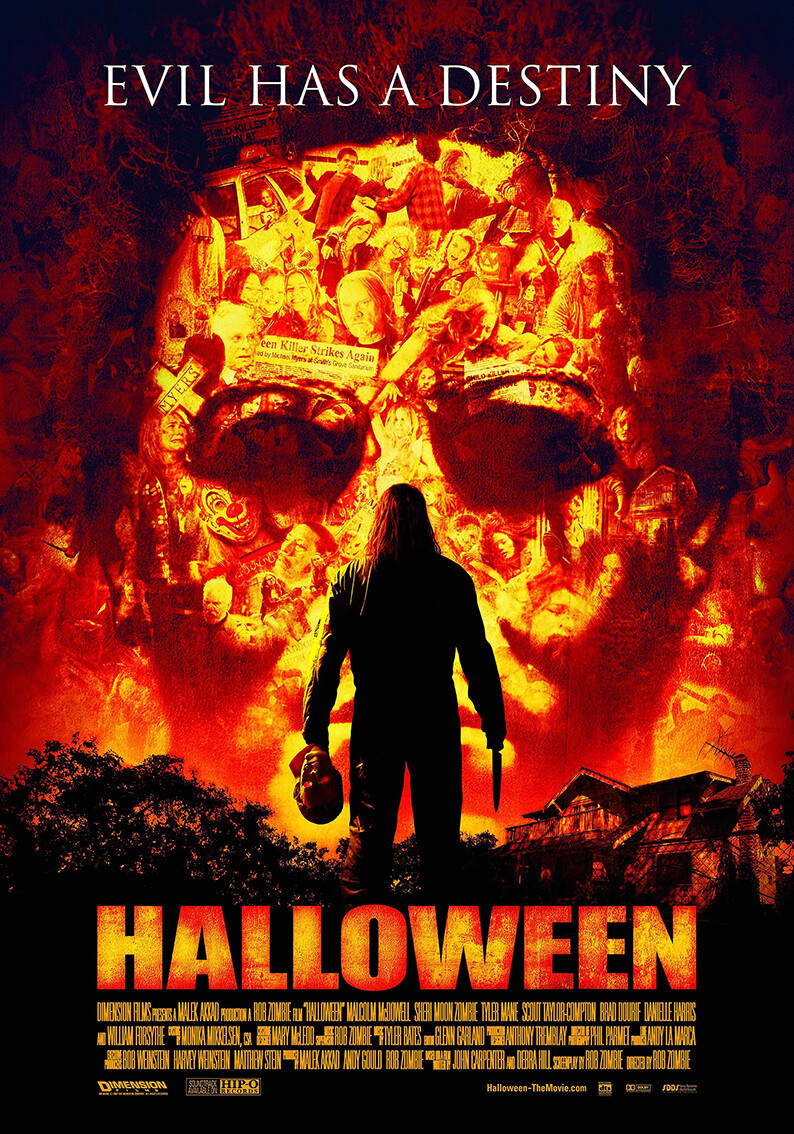 Halloween (2007) Póster de película CARTEL #397