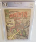DAREDEVIL #35 Invisible Girl & The TRAPSTER!  NOT CGC PGX GRADED 5.5 D