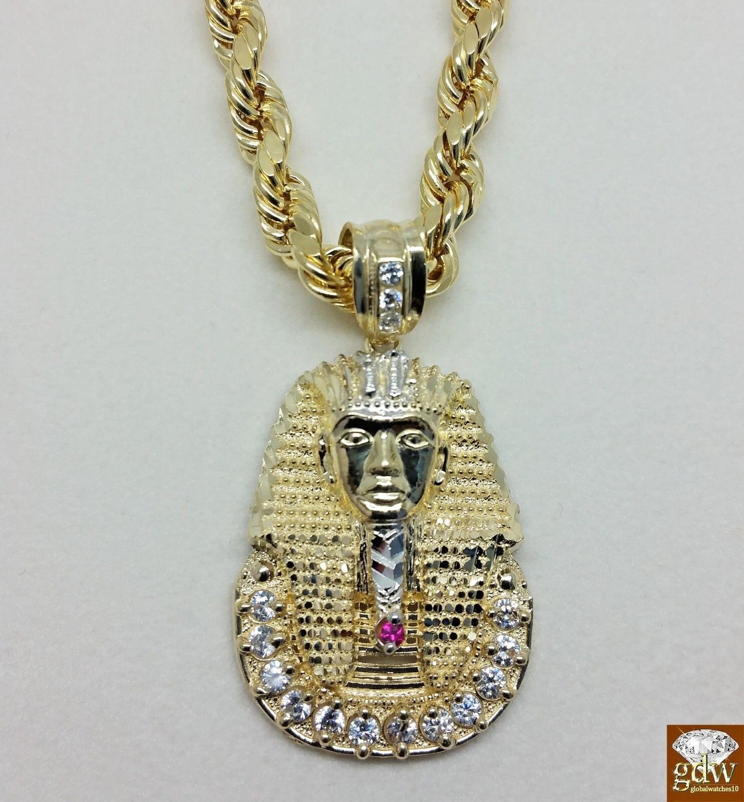 Pharoo Pendent with rope chain