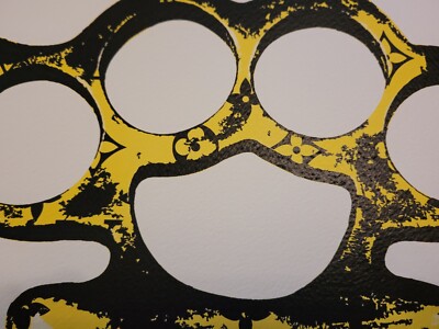 Death NYC 19x13 Signed Graffiti Pop Artist Proof Louis