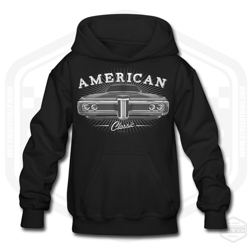 Children's 1968 Pontiac Bonneville American Classic Car Hoodie - Picture 11 of 20