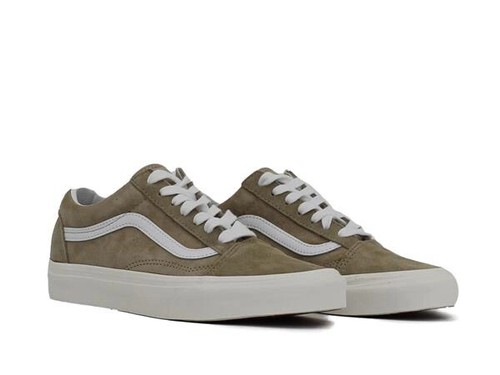 Vans UA OLD SKOOL Unisex Grün Sneakers Sportschuhe Turnschuhe (VN0A5JMI8DT1) - Bild 2 von 3