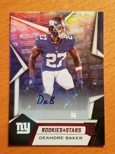 2019 Rookies & Stars Longevity Auto #153 Deandre Baker NY Giants #'d 44/65