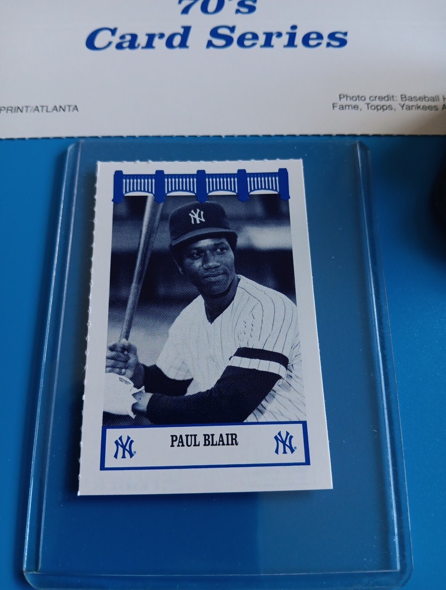 rare 1992 baseball cards KIRBY PUCKETT Signed Leaf-Donruss Triple Treat Card-HOF-TWINS-PSA Paul Blair WIZ NY Yankees