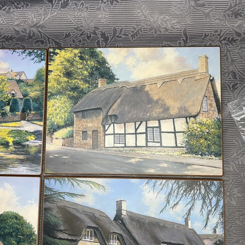 Clover Leaf Cottages Bill Cockburn Six Cork Back Table Placemats - Picture 5 of 12