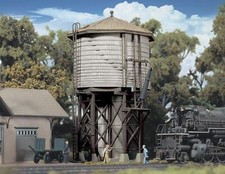 Walthers Cornerstone Series Kit HO Scale Wood Water Tank Gray