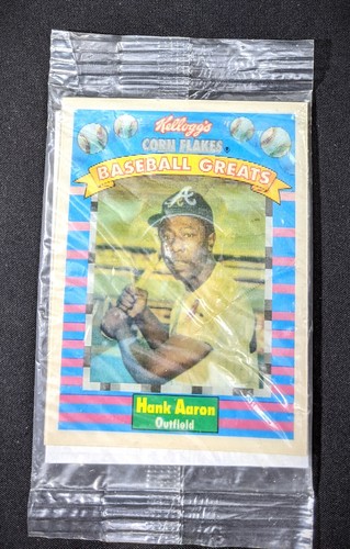 Hank Aaron 1991 Baseball Card Sealed New - Picture 2 of 5