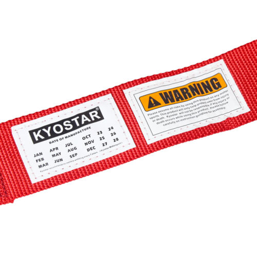 KYOSTAR 4-Point Racing Nylon Safety Harness Adjustable Seat Belt with 2" Padding - Picture 6 of 14