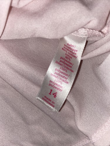 Justice sz 14 love to laugh tank ballet pink black heart 12 ? - Picture 4 of 8