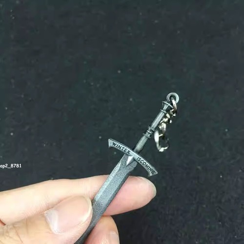 1/12 Metal Medieval Warrior Sword 4.72'' Blade Keychain Fr 6" Action model - Picture 1 of 2