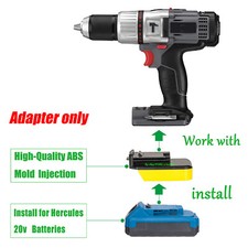 Adapter for Hercules 20V Battery To Power for Porter Cable 18V Older Ni-CD Tools