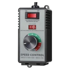 AC Motor Speed Controller 100V to 120V 15A 4000W LED Variable Speed Controller