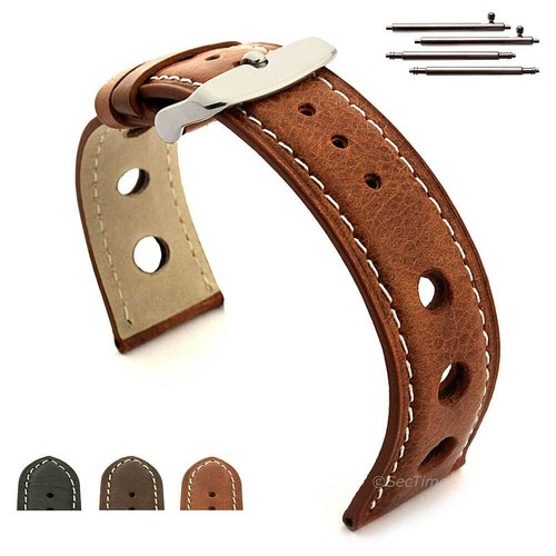 Cinturino Per Orologio In Pelle Pueblo Pieno Fiore, 18 Mm 20 - Foto 11