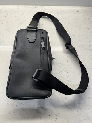 Bally Mens Stripe Sling Bag | eBay