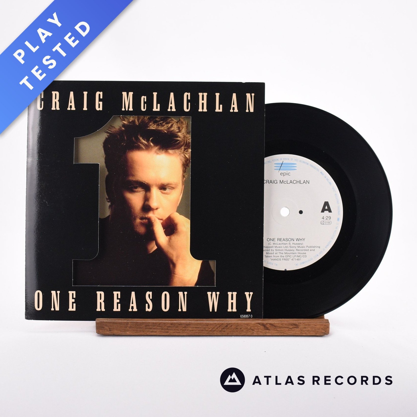 Craig McLachlan - One Reason Why - Gatefold 7"" Vinyl Record - EX/EX
