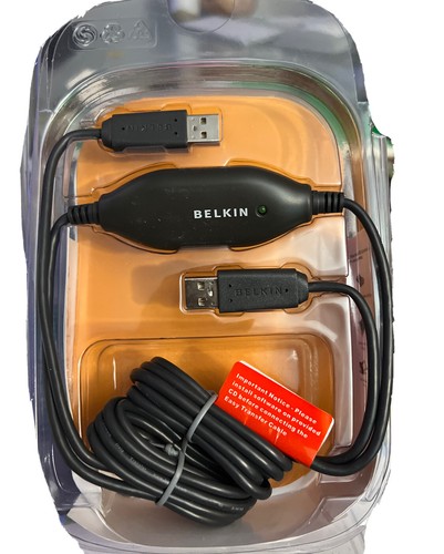 Belkin F5U258 Easy Transfer Cable for Windows Vista A23 - Picture 2 of 6