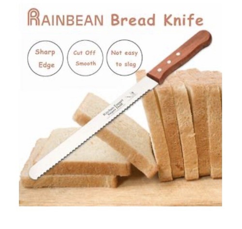 RAINBEAN 14" Serrated Bread Cake Cheese Knife - Picture 3 of 4