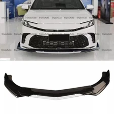 For Toyota Camry Universal Front Bumper Lip Spoiler Splitter Gloss Black White