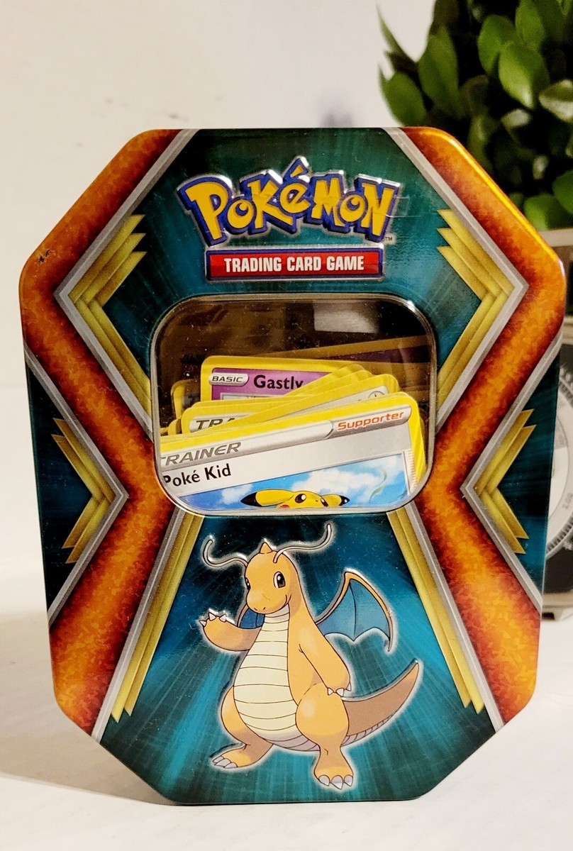 Dragonite Pokemon Tin w/ Cards TCG | eBay