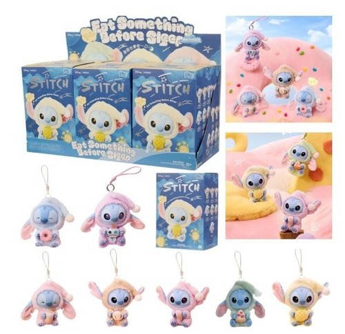 2025 Stitch Eat Something Before Sleep Series Plush Blind Box - 7" Stitch Plush - 第 1/3 張圖片
