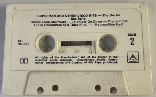 The Doctor Exx Band Superman And Other Disco Hits Music Cassette Tape 1979 - Picture 21 of 24