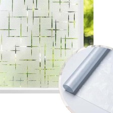 Pellicola Vetro finestra stile Ghiaccio privacy opacizzante sostituisce le tende