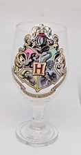 VTG - Harry Potter Hogwarts Crest Paladone Drinking Glass from UK - Discontinued