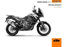 KTM Owners Manual Book Guide 2020 1290 Super Adventure R EU, TKC EU & TKC CN