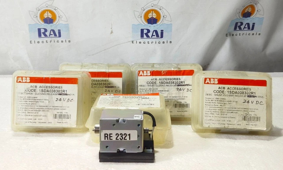 ABB SACE S.p.a. YO-1SDA038286R1 YC-1SDA038296R1 BOBINA DE LIBERACIÓN DE DERIVACIÓN 24V DC Foto 2 de 4