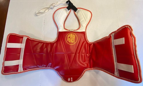 PROFORCE KARATE KIDS CHEST PROTECTOR BODY GUARD - REVERSIBLE - SIZE 1 - Picture 3 of 6