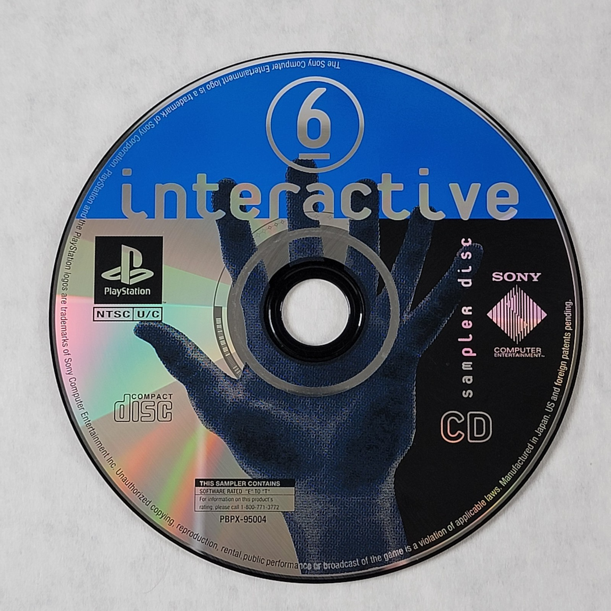 Interactive CD Sampler Disc Vol. 6 - Loose Sony PS1 Playstation 1