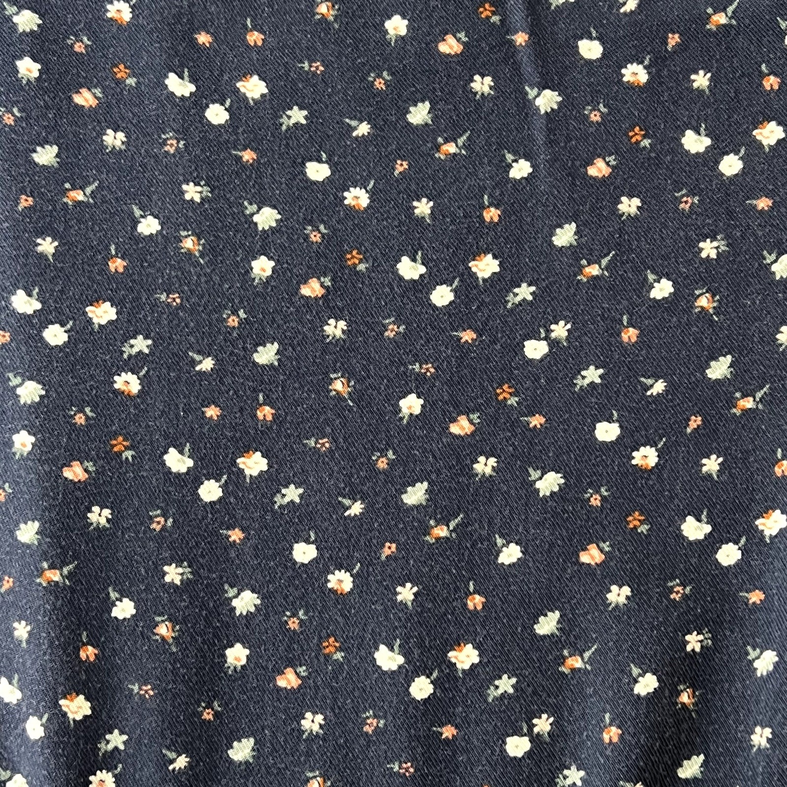 Universal Thread Blue Floral Button Down Top - image 7