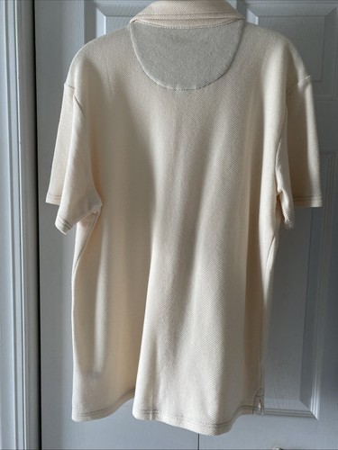 weatherproof vintage cream/yellow color button down shirt size L NWT - Picture 5 of 9