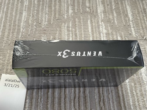 Sealed MSI Gaming RTX 5080 16G Ventus 3X OC Edition Graphics Card Ships Same Day - Afbeelding 3 van 5