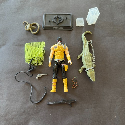 2011 Hasbro Gi Joe Poc Cobra Croc Master v4 Figur 100% komplett NM+/MT-