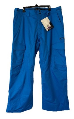 NWT Oakley Mens Task Force Shell Cargo Blue Ski Snowboard Winter Pants Size 2XL