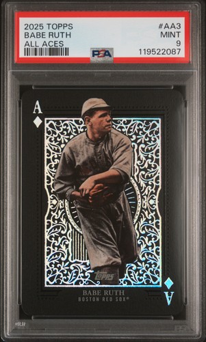 2025 TOPPS ALL ACES #AA3 BABE RUTH PSA 9