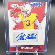 2026 Sage Tate Hallock Autograph - WMU /Michigan St - Defensive Sleeper