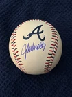 JOHN SMOLTZ AUTOGRAPHED SIGNED ATLANTA BRAVES LOGO MLB BASEBALL BECKETT COA OMLB