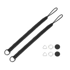 2Pcs Adjustable Wrist Strap Paracord Camera Hand Wrist Straps Lanyard, Black
