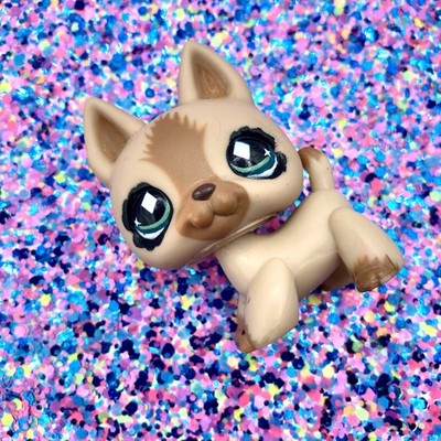 Hasbro LPS Littlest Pet Shop Walmart Exclusive German Shepherd #768 Diamond Eyes