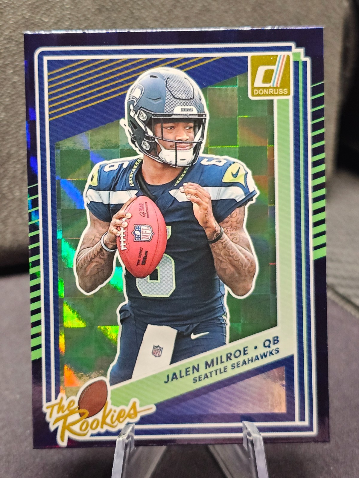 2025 Panini Donruss - The Rookies #12 Jalen Milroe (RC) Seahawks Rookie