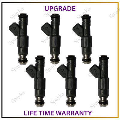 BOSCH x6 UPGARDE 12 HOLE FUEL INJECTORS FOR 93-98 JEEP I6 GET EXTRA HP & MPG OEM