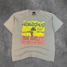 2010 Bob Marley Y2K Exodus 1977 Tour Gray T-Shirt Men s Sz XL