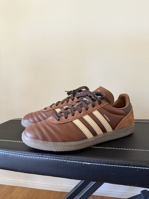 SIZE 11 Mens   - Adidas Samba JP 'Preloved Brown Sand Strata Dark Brown' JR0962