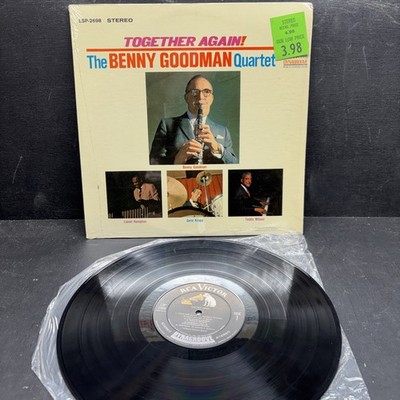THE BENNY GOODMAN QUARTET TOGETHER AGAIN LPM-2698 LP VINYL RECORD