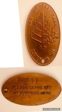 Four Seasons Hotel Inn On The Park London, W.I. UK Hotel Room Key Fob NO KEY