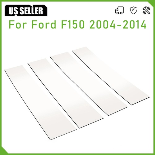 Stanless Car Wndow Pllar Posts Strp Cover Trm PVC For Ford F150