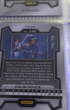 2024 Panini Prizm - Colin Houck #245 Red Prizm /299 (RC)